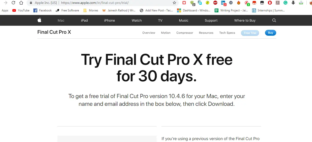 適用於Windows的Final Cut Pro：下載免費替代軟件