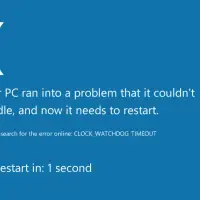 Correzione: errore di timeout del watchdog dell'orologio in Windows 10