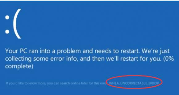 WHEA_UNCORRECTABLE_ERROR