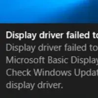 แก้ไข: ไดรเวอร์จอแสดงผลไม่สามารถเริ่มข้อผิดพลาดใน Windows 10