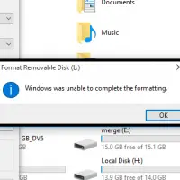 [FIX] Windows không thể hoàn thành lỗi định dạng