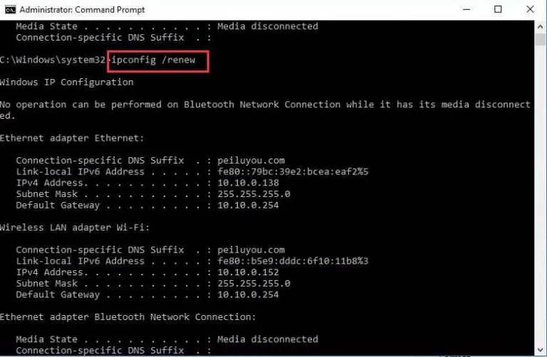 Wifi在Windows 10上沒有有效的IP配置