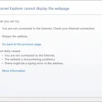 修復：Internet Explorer無法顯示該網頁