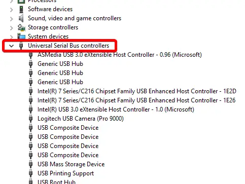 通用串行總線控制器USB端口在Windows中不起作用