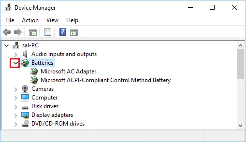 Windows 10中缺少電池圖標