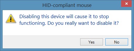 確認在Windows 10中禁用觸摸板