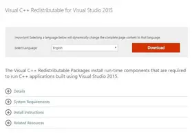 Studio 패키지 visual 2015 visual 가능 c++ 용 재배포 [다운로드] Visual