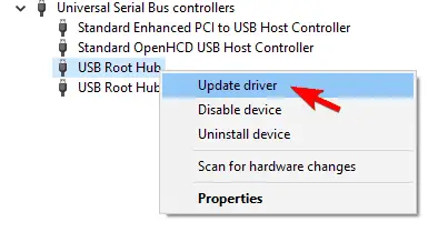 USB端口在Windows中不起作用