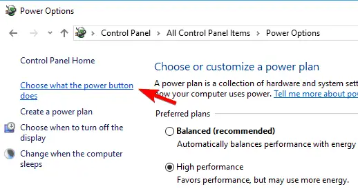 USB端口在Windows 10中無法使用哪些電源按鈕