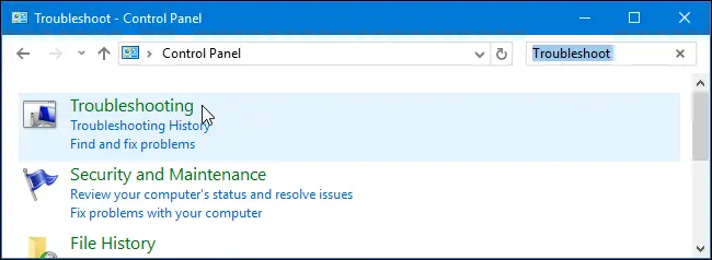 Windows對控制面板進行故障排除Windows 10設置無法打開