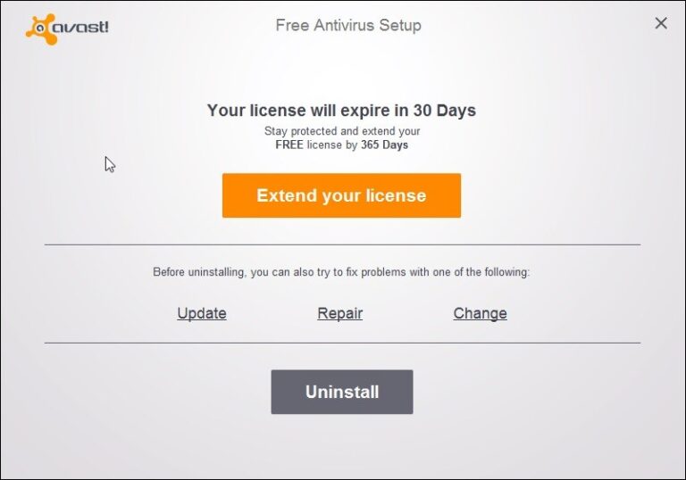 卸載Avast SafeZone瀏覽器
