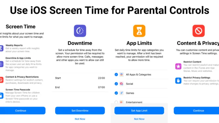 iPhone 和 iPad 上的”屏幕使用時間”進行家長控制的重要提示