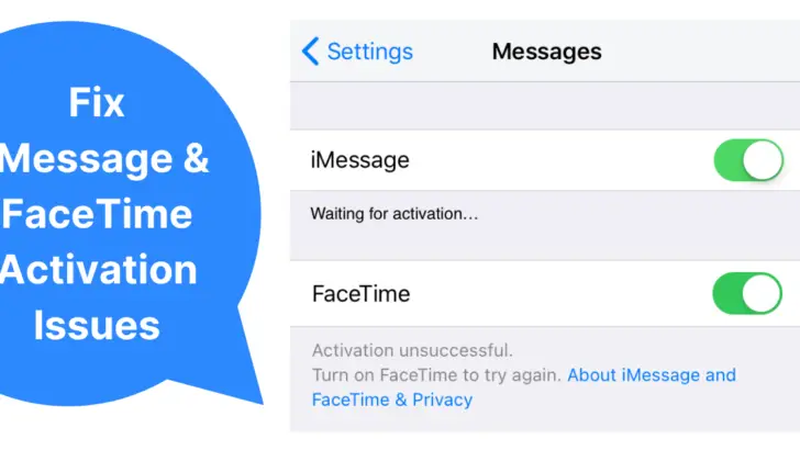 如何修復 iPhone 上的 iMessage、FaceTime“激活失敗”問題