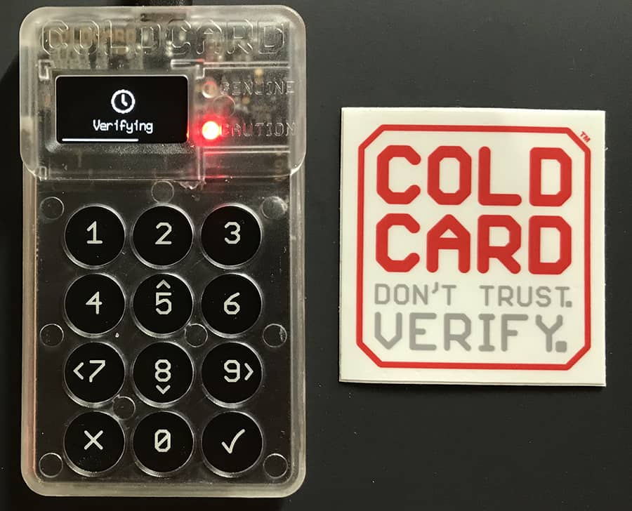 最安全、開源的比特幣硬件錢包——Coldcard