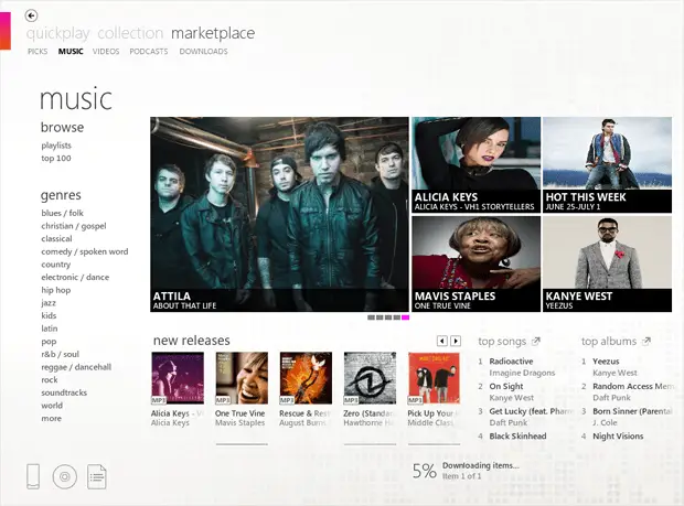 Zune 市場