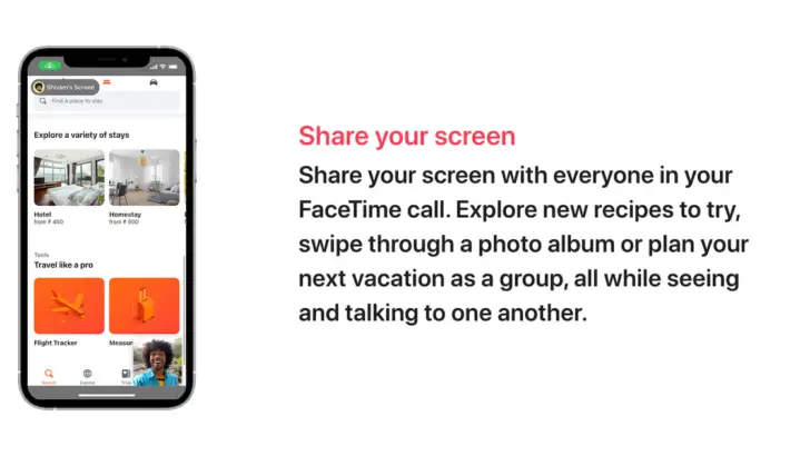 如何使用 iPhone、iPad 或 Mac 在 FaceTime 上共享屏幕？