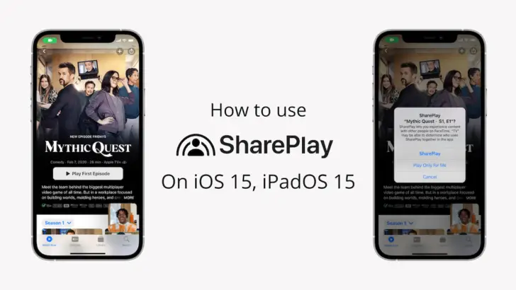 在 iPhone 和 iPad 上通過 FaceTime 和 SharePlay 一起觀看電影、電視節目和視頻