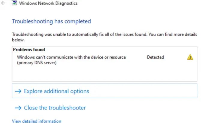 Windows 無法與設備或資源通信？輕鬆修復此主 DNS 服務器錯誤