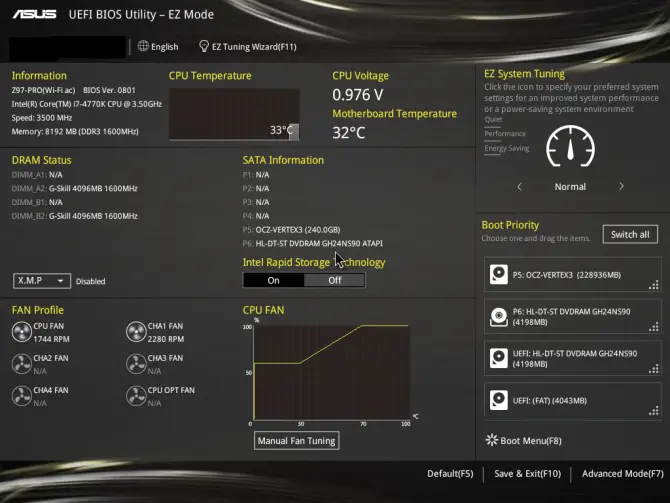 BIOS 格式化硬盤