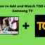 如何在三星智能電視上觀看 TOD