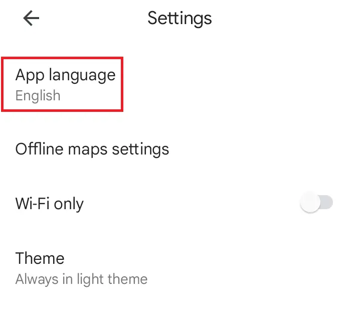 如何在谷歌地圖上更改語言