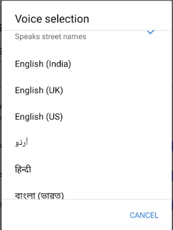 選擇任何一種語言