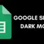 如何啟用 Google 表格暗模式