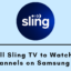 如何在三星智能電視上觀看 Sling TV