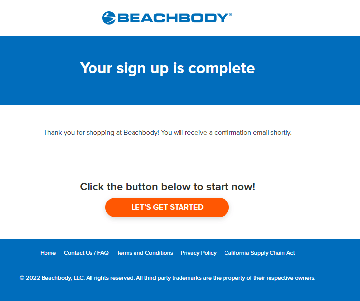 ap 讓我們開始吧按鈕開始您的 Beachbody on Demand 免費試用。