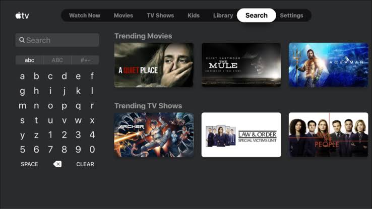 在 Apple TV 上搜索 Paramount Network