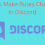 如何在 Discord 中創建規則頻道