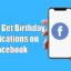 如何在 Facebook 上獲取生日通知