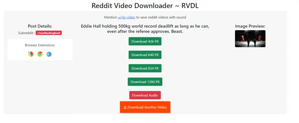 使用 RVDL Bot 下載 Reddit 視頻