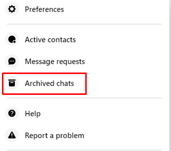 如何取消隱藏 Messenger 上的消息
