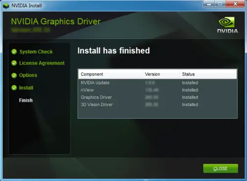 重新安裝 NVIDIA 驅動程序 