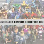 如何修復 Xbox One 上的 Roblox 錯誤代碼 103