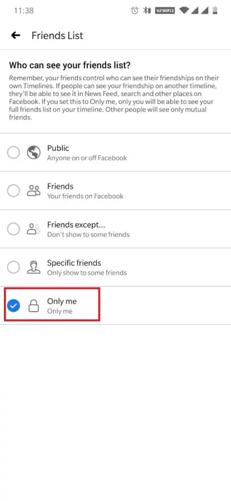 如何在 Facebook 上隱藏好友？