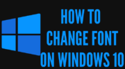 如何在 Windows 10 台式機/筆記本電腦上更改字體