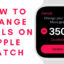 如何在 Apple Watch 上更改活動目標