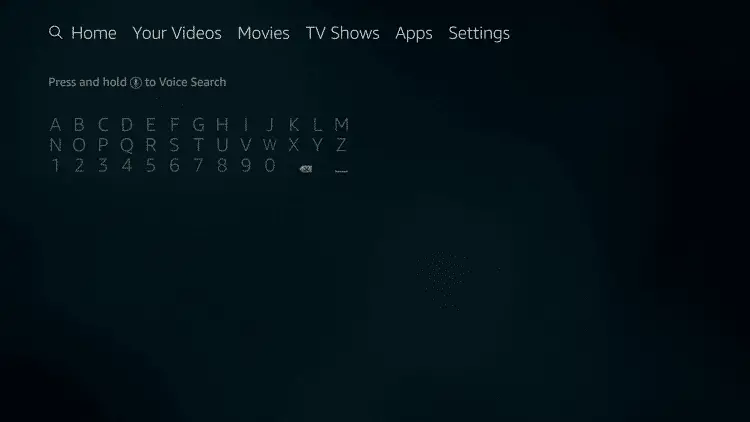 Firestick 搜索圖標