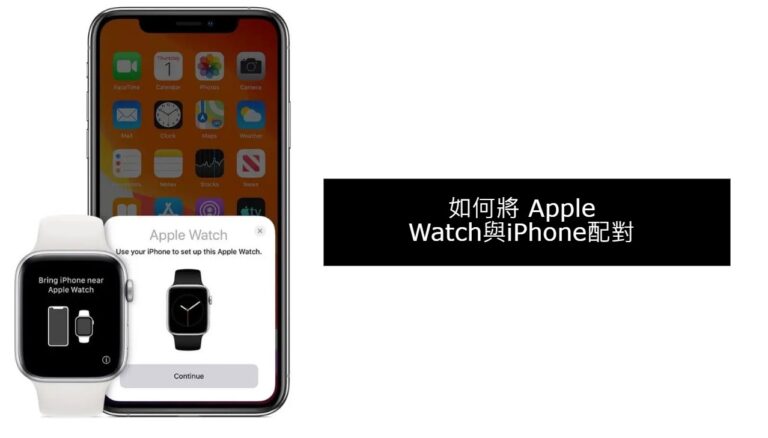 Apple Watch與iPhone配對