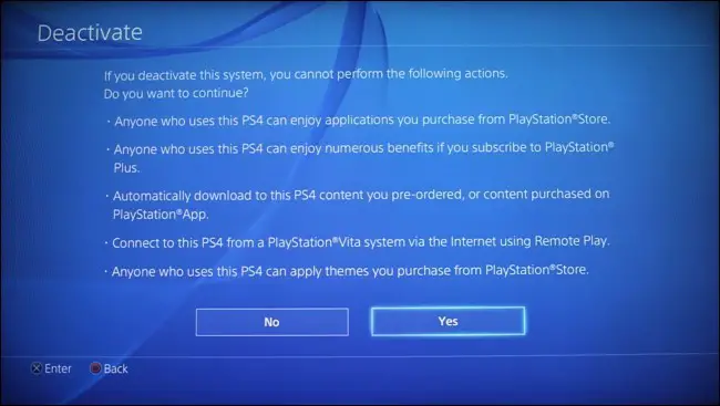 接受停用：如何重置 PS4 