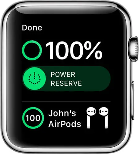 Apple Watch 電池電量