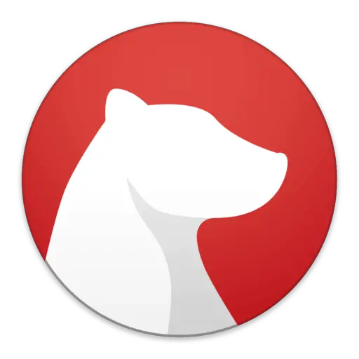 Прыкладанне bear для mac