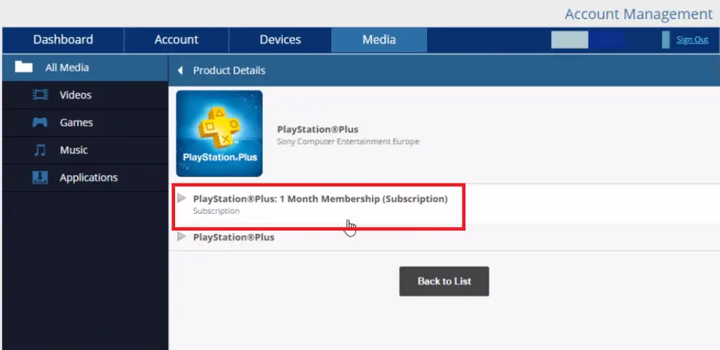 PlayStation Plus 訂閱計劃