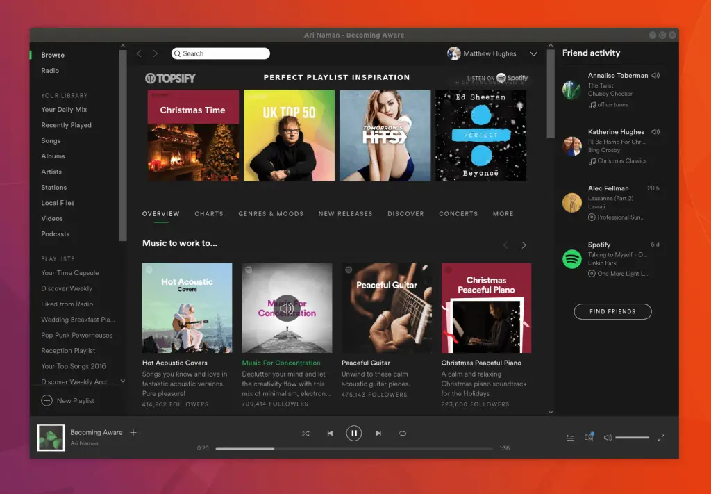 Linux 上的 Spotify - Ubuntu 的最佳音樂播放器