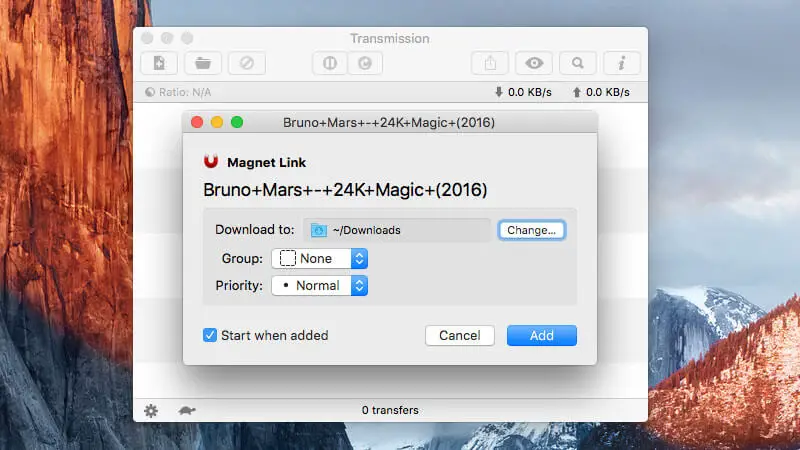 Transmission - 適用於 Mac 的最佳 Torrent 客戶端