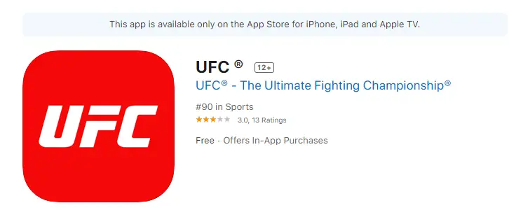 在 Apple TV 上安裝 UFC