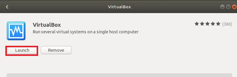 啟動 virtualBox