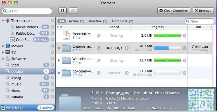 Xtorrent - 適用於 Mac 的最佳 Torrent 客戶端